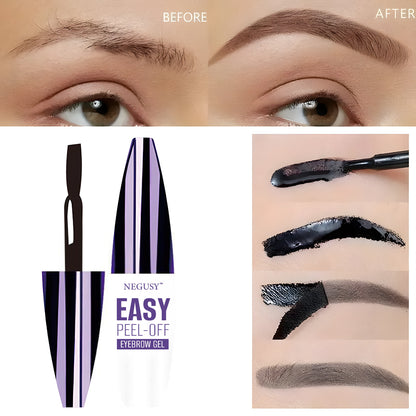 Negusy™ Easy Peel Waterproof Brow Gel – Sweatproof, Long-Lasting & Effortless