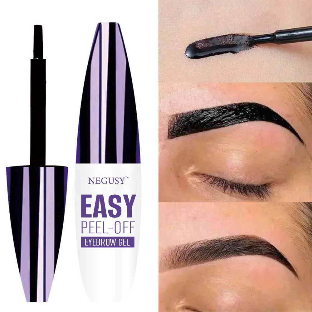 Negusy™ Easy Peel Waterproof Brow Gel – Sweatproof, Long-Lasting & Effortless