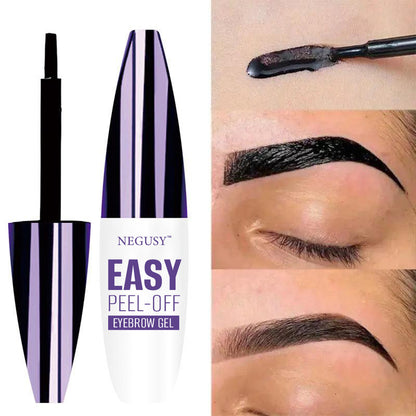 Negusy™ Easy Peel Waterproof Brow Gel – Sweatproof, Long-Lasting & Effortless