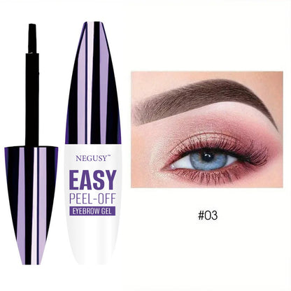 Negusy™ Easy Peel Waterproof Brow Gel – Sweatproof, Long-Lasting & Effortless