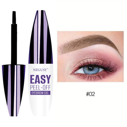 Negusy™ Easy Peel Waterproof Brow Gel – Sweatproof, Long-Lasting & Effortless