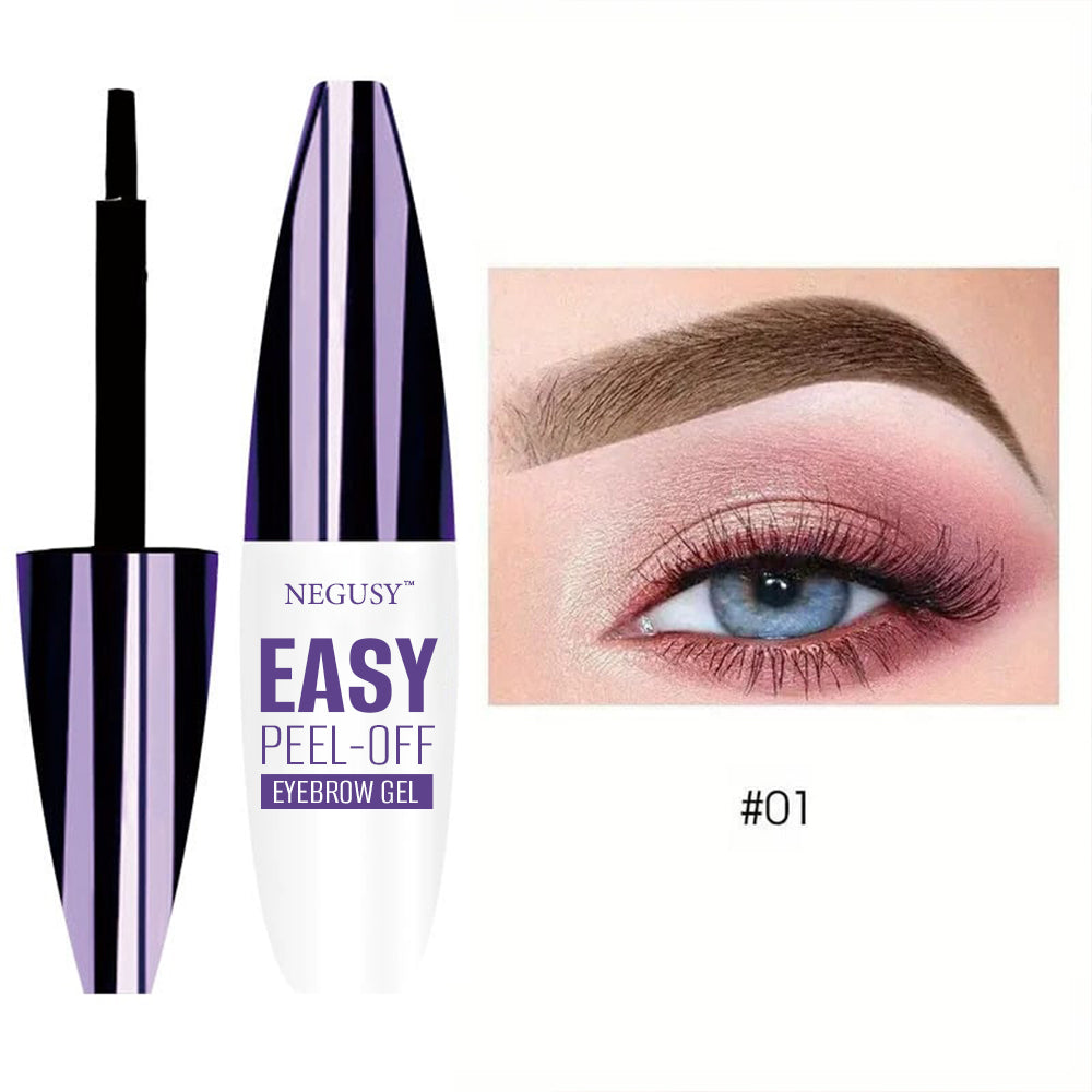 Negusy™ Easy Peel Waterproof Brow Gel – Sweatproof, Long-Lasting & Effortless