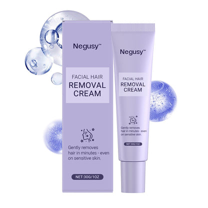 Negusy™ Facial Hair Removal Cream – Painless Beauty at Home