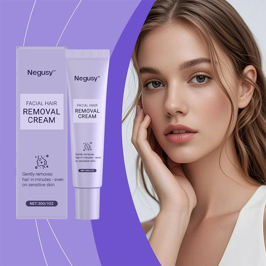 Negusy™ Facial Hair Removal Cream – Painless Beauty at Home