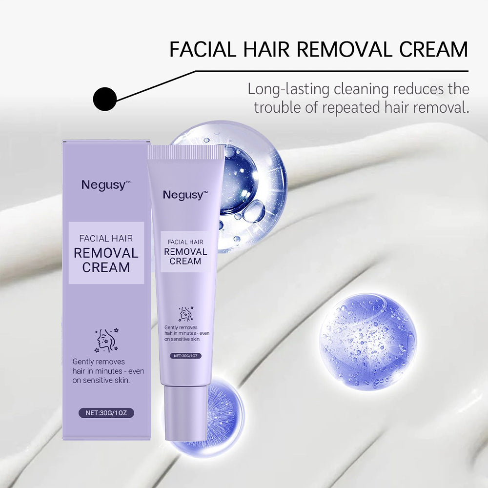 Negusy™ Facial Hair Removal Cream – Painless Beauty at Home