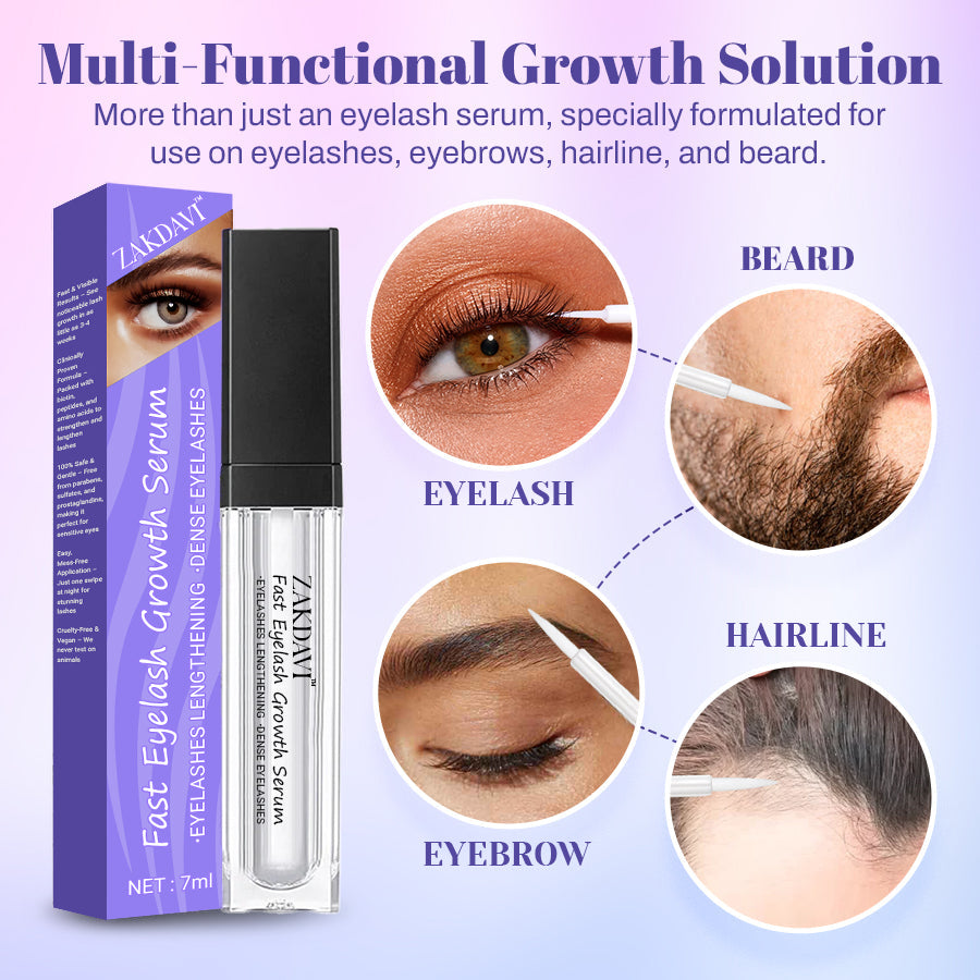 Zakdavi™ Eyelash Growth Serum – Fast Results, Naturally Beautiful Lashes