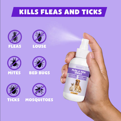 Negusy™ Natural Flea & Tick Spray – Fast-Acting, Safe & Gentle for Pets