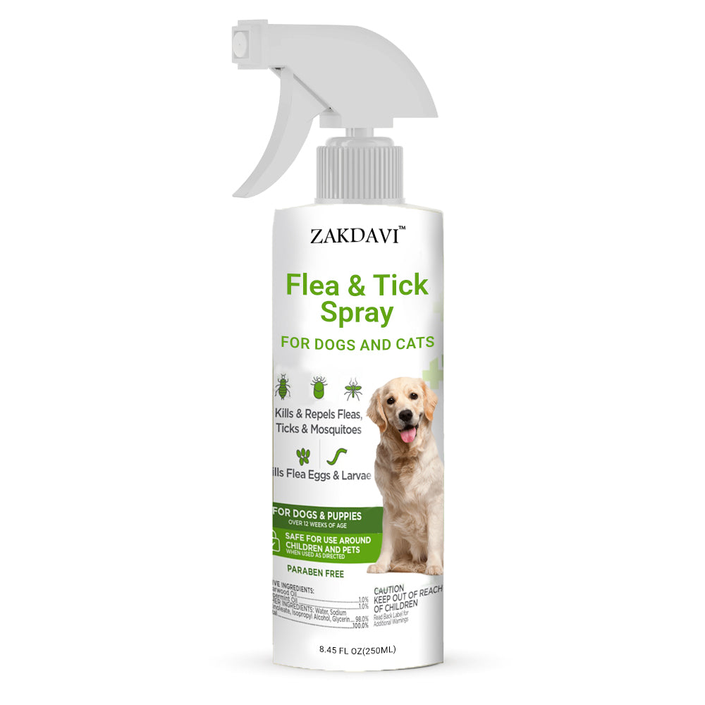 Zakdavi™ - Flea & Tick Spray for Dogs and Cats