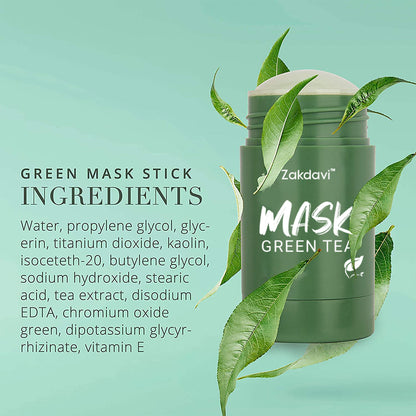 Zakdavi™ Detoxifying Green Tea Face Mask Stick