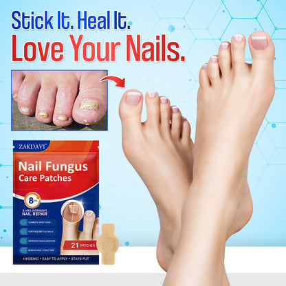 Zakdavi™ Anti-Fungal Nail Repair Patches✨ Say Goodbye to Nail Fungus in Days! 💅🍃
