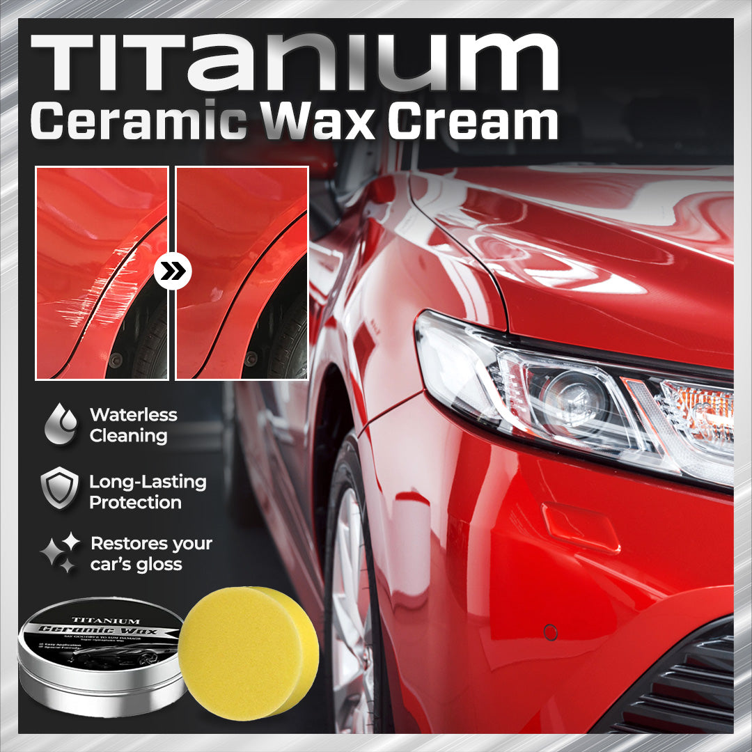 🔥 Final Day: 49% OFF - Titanium Ceramic Wax Cream for Ultimate Car Protection 🚗✨