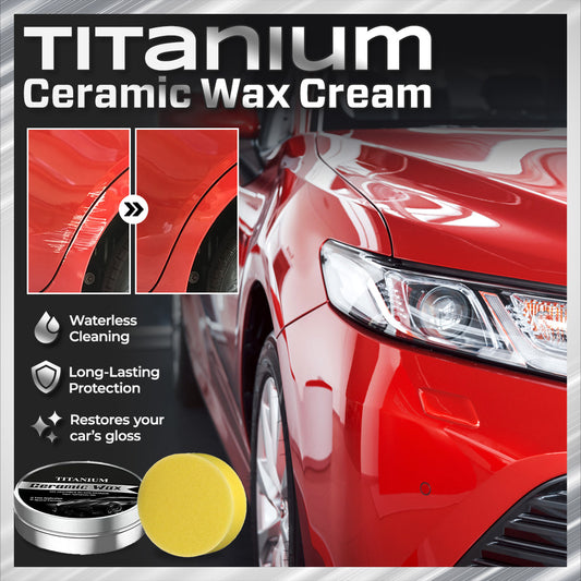 🔥 Final Day: 49% OFF - Titanium Ceramic Wax Cream for Ultimate Car Protection 🚗✨