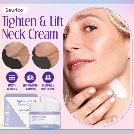 🌸 Seurico™ Miracle Neck Cream: Erase "Turkey Neck" & "Tech Neck" Lines Visible Lift & Smoothness in 4 Weeks