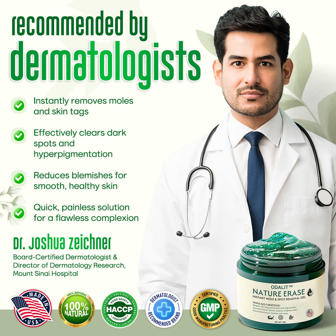 ✅Official Store: ODALIT™ Nature Erase Instant Mole & Spot Removal Gel