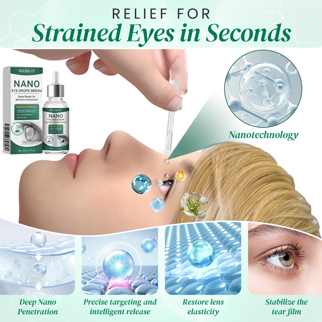 👩‍⚕️Seurico™ Nano Eye Drops Serum ✅Approved by the American Academy of Ophthalmology(Suitable for presbyopia, dry eye syndrome, glaucoma, and cataracts