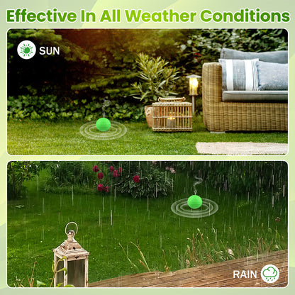 Rodent and Insect Repellent Sphere: One Pellet for Year-Round Defense! 🐭🦟