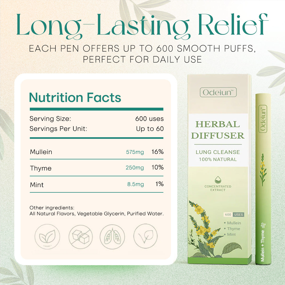 ODEIUN™ HerbaAir Mullein Lung Purifier