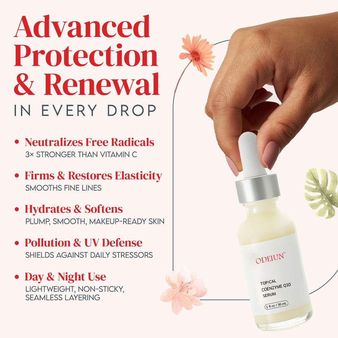 Odeiun™ Topical Co-Enzyme Q10 Serum – Antioxidant Powerhouse