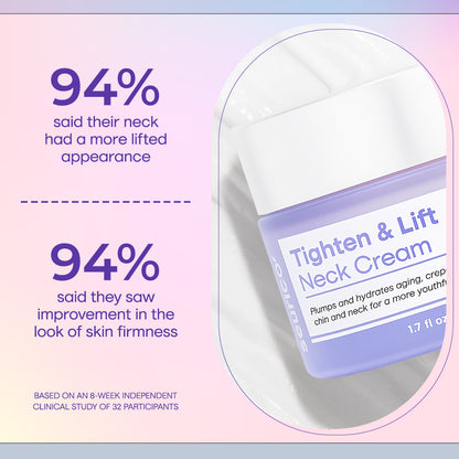 🌸 Seurico™ Miracle Neck Cream: Erase "Turkey Neck" & "Tech Neck" Lines Visible Lift & Smoothness in 4 Weeks