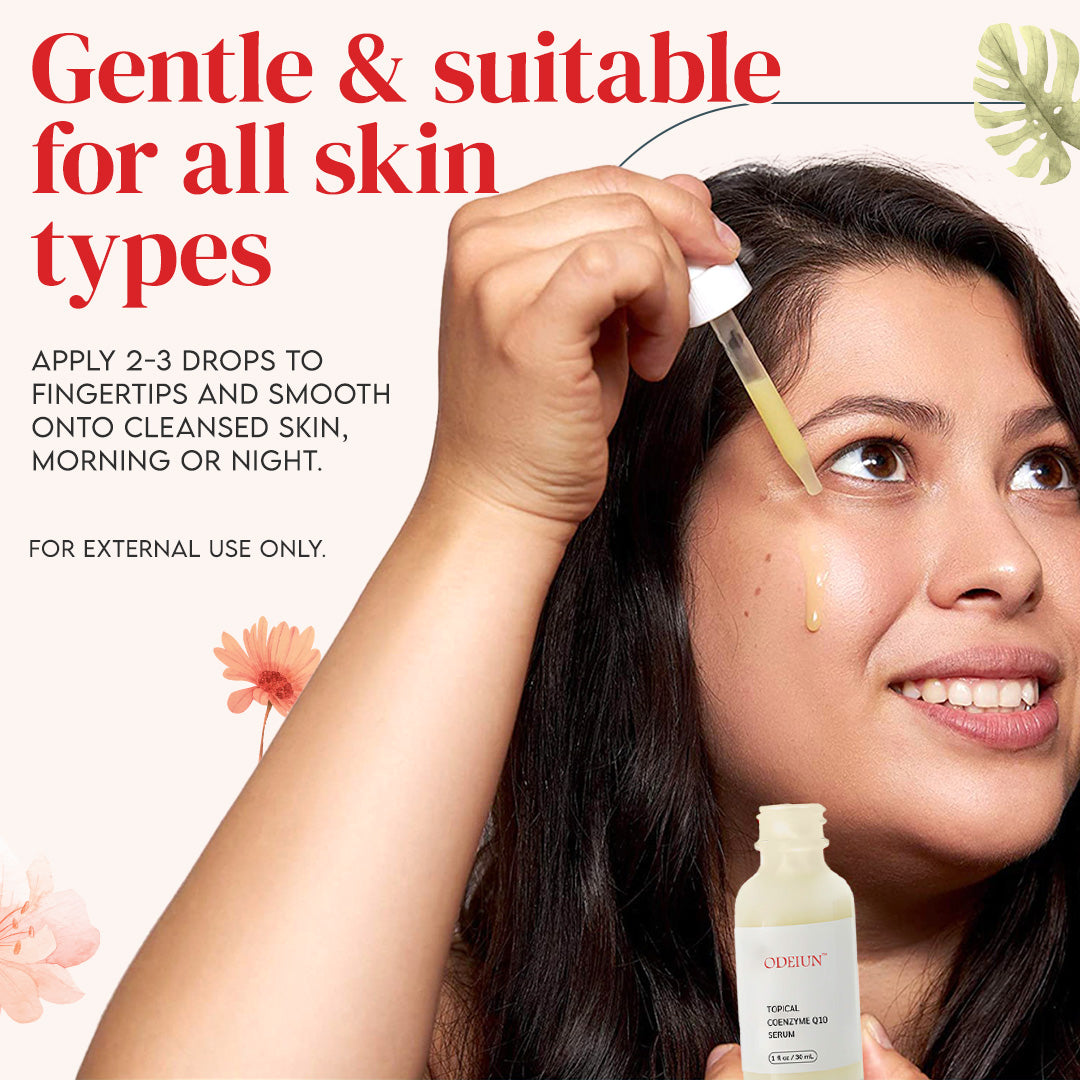 Odeiun™ Topical Co-Enzyme Q10 Serum – Antioxidant Powerhouse