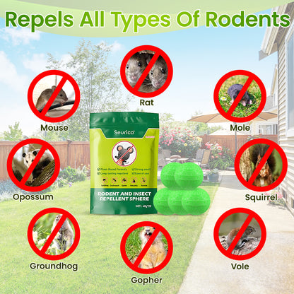 Rodent and Insect Repellent Sphere: One Pellet for Year-Round Defense! 🐭🦟
