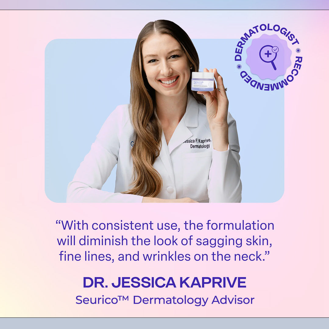 🌸 Seurico™ Miracle Neck Cream: Erase "Turkey Neck" & "Tech Neck" Lines Visible Lift & Smoothness in 4 Weeks