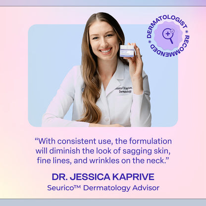 🌸 Seurico™ Miracle Neck Cream: Erase "Turkey Neck" & "Tech Neck" Lines Visible Lift & Smoothness in 4 Weeks