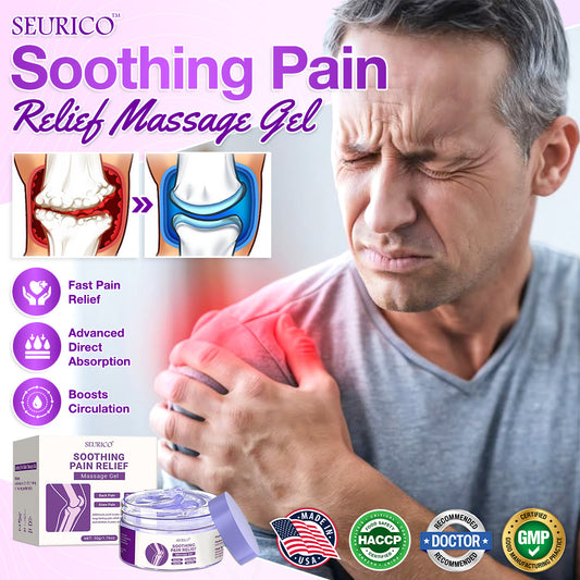 👨‍⚕️Official Store: Seurico™ Turmeric & Emu Oil Arthritis Soothing Pain Relief Massage Gel 👨‍⚕️American Orthopaedics (AAOS) Approved