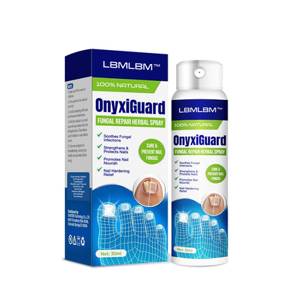 Lbmlbm® OnyxiGuard Fungal Repair Herbal Spray – 🌿 Natural Treatment for Healthy, Revitalized Skin & Nails ✨