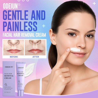 ODEIUN® Gentle and Painless Facial Hair Removal Cream– Limited Time Offer for Smooth, Flawless Skin ✨