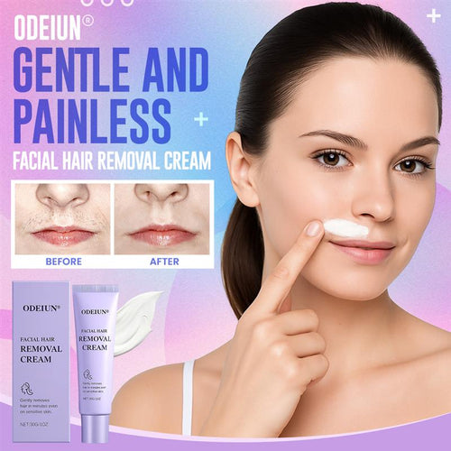 ODEIUN® Gentle and Painless Facial Hair Removal Cream– Limited Time Offer for Smooth, Flawless Skin ✨