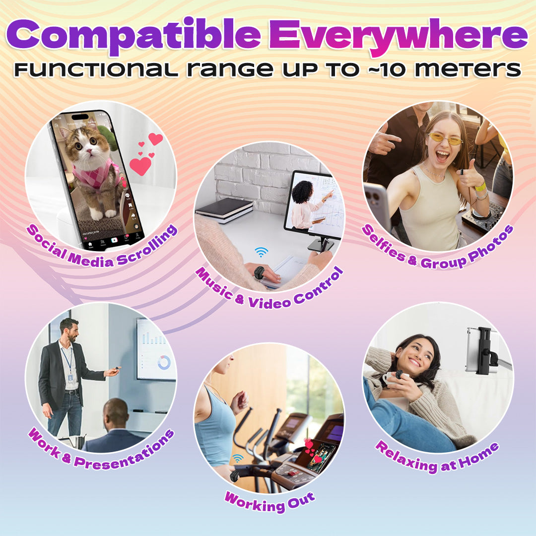 Fingertip Wireless Bluetooth Remote Control