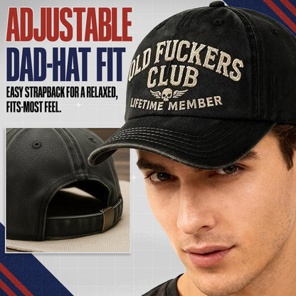 🧢 Old Fuckers Club — Vintage Cotton Dad Hat