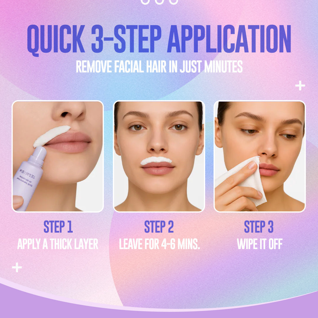 ODEIUN® Gentle and Painless Facial Hair Removal Cream– Limited Time Offer for Smooth, Flawless Skin ✨