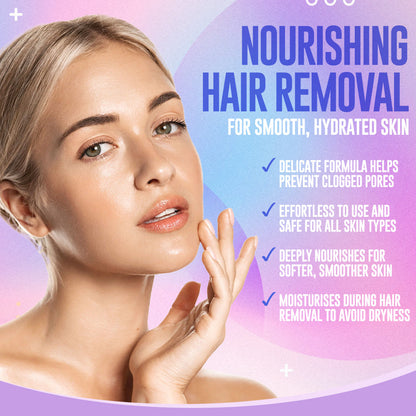 ODEIUN® Gentle and Painless Facial Hair Removal Cream– Limited Time Offer for Smooth, Flawless Skin ✨