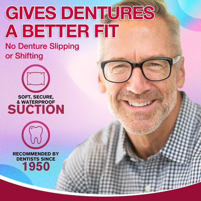 ⏰[Official Brand Store 24-Hours Promotion Buy 1 Get 2 Free] Seurico™ Thermoplastic Denture Adhesive