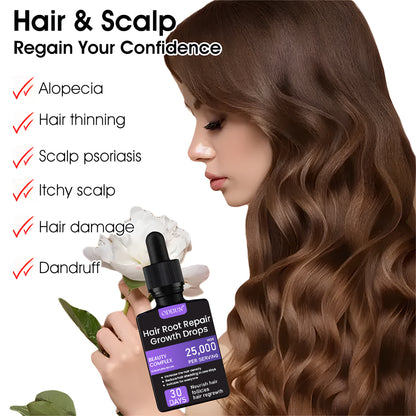 Odeiun™ ✨👩‍🔬 Odeiun™ Hair Root Repair Growth Drops – Fast Hair Growth, Repair Damaged Follicles, Restore Thick and Healthy Hair⚡