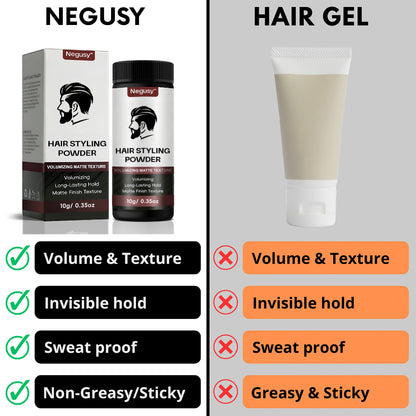 Negusy™ Hair Styling Powder – Instant volume, lasting confidence!
