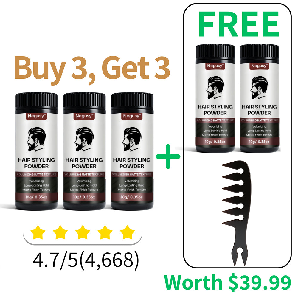 Negusy™ Hair Styling Powder – Instant volume, lasting confidence!