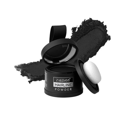 Zakdavi™ Instant Hairline & Root Concealer Powder — Natural, Waterproof Coverage for Fuller, Flawless Hair