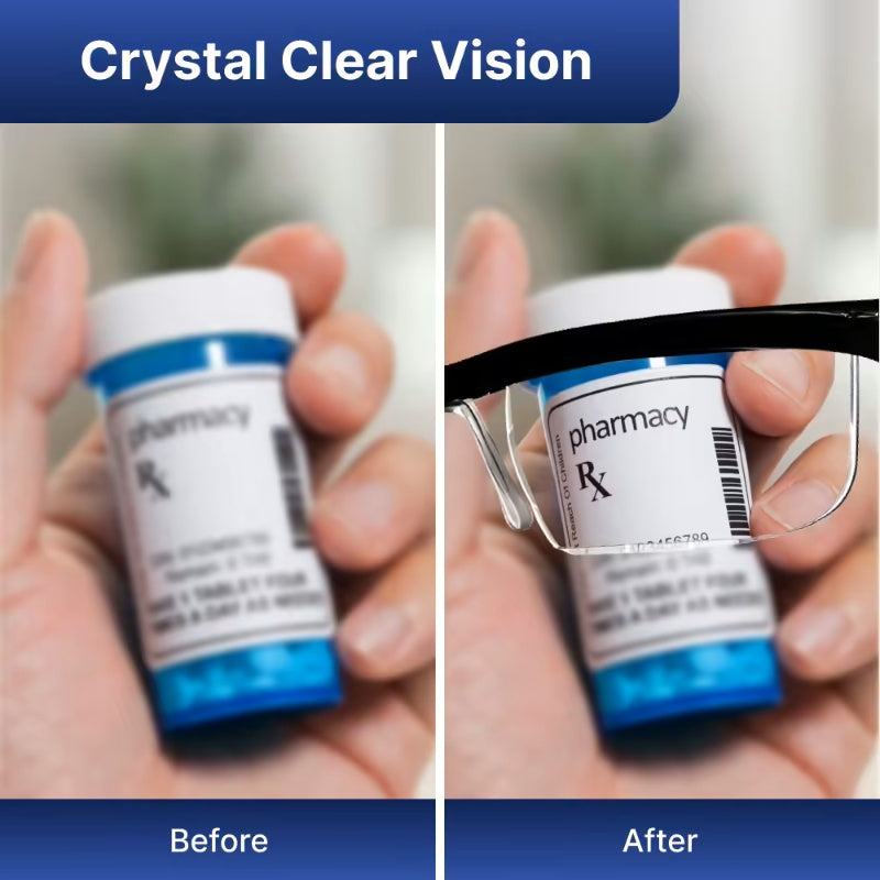 Dial Adjustable Focus Glasses – -6.0 to +3.0 Diopter Range