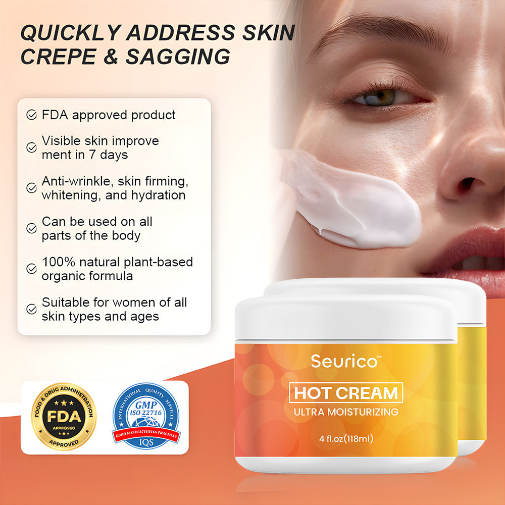 Seurico™ Hot Cream – Lift Saggy Skin, Reduce Wrinkles & Cellulite Fast