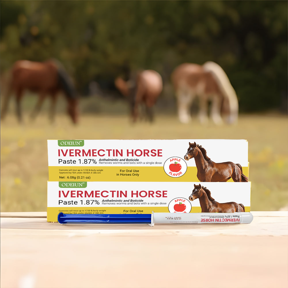 🔥 Last Day 49% OFF – Ivermectin Horse Dewormer Paste 1.87% (6.08g Tube)