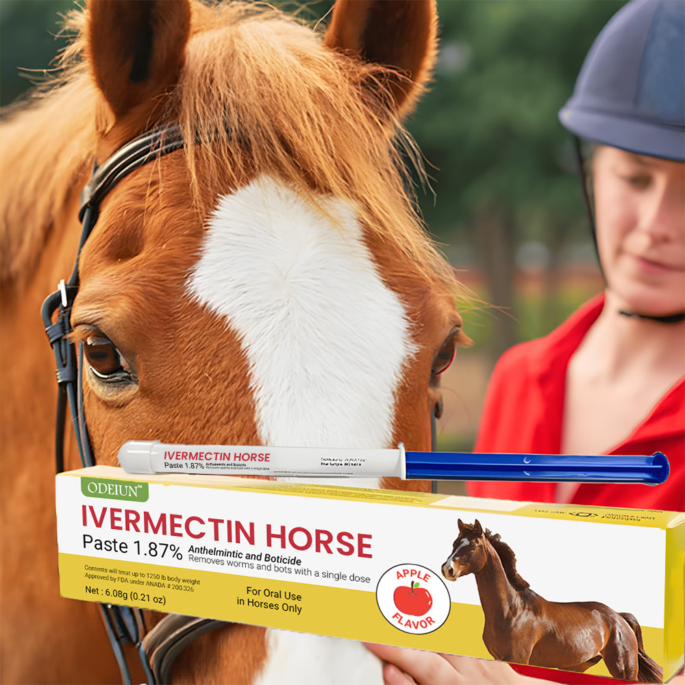🔥 Last Day 49% OFF – Ivermectin Horse Dewormer Paste 1.87% (6.08g Tube)