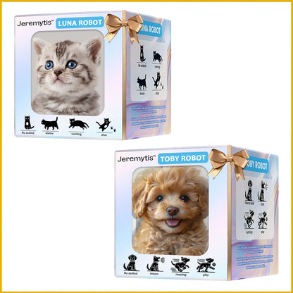 【Jeremytis™ Official Store】LUNA the Robot Cat 😺& TOBY the Robot Dog🐶 – Perfect Pet Duo for Kids & Family – Last Day for Sale!