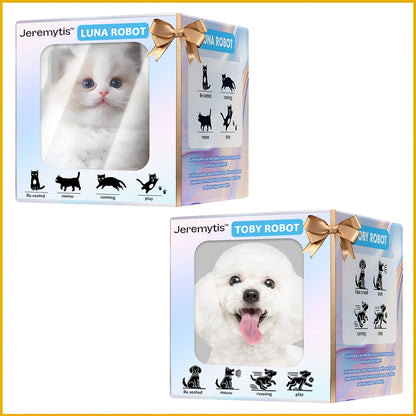 【Jeremytis™ Official Store】LUNA the Robot Cat 😺& TOBY the Robot Dog🐶 – Perfect Pet Duo for Kids & Family – Last Day for Sale!