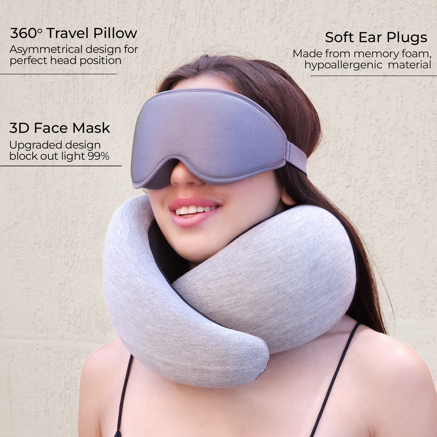 Zakdavi™ Travel Pillow | Ultimate Kit
