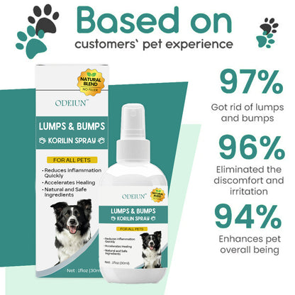 💥2025 Limited 75% OFF ⏳ Odeiun™ Lumps & Bumps Korilin Pet Spray