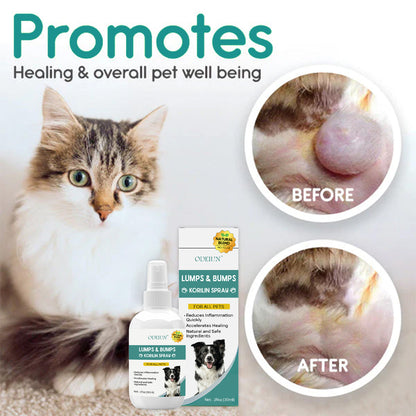 💥2025 Limited 75% OFF ⏳ Odeiun™ Lumps & Bumps Korilin Pet Spray