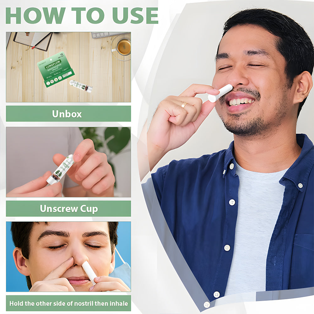 Seurico™ LungFlow Eucalyptus Detox Inhaler